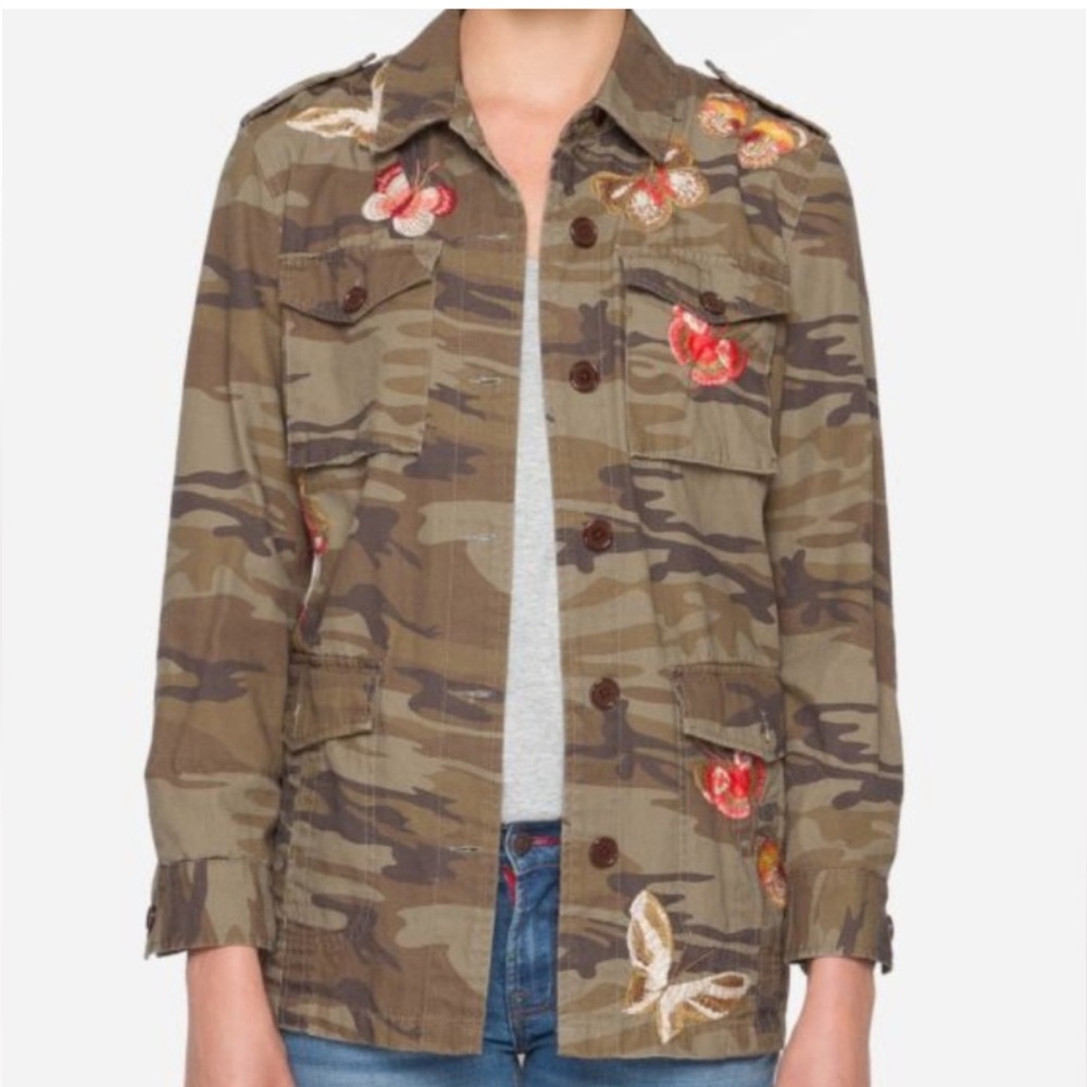 Johnny Was Military Jacket